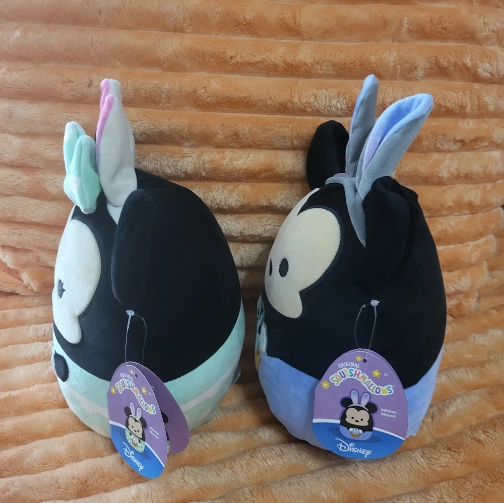 Mickey & Minnie Mouse Easter Squishmallow Bundle Nwt - Picture 2 of 4